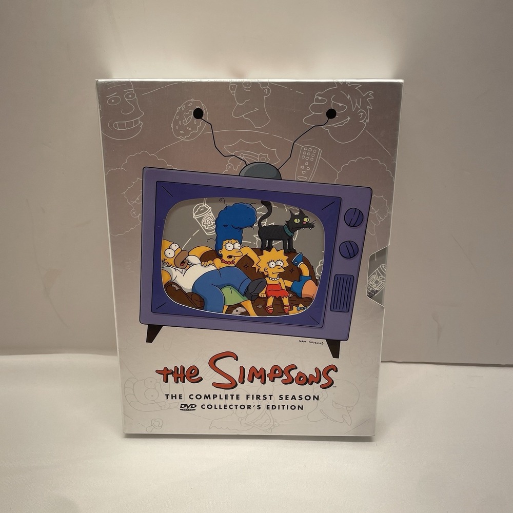 The Simpsons‎ The Complete 1st Season 3 Discs DVD Collectors Set GREAT CONDITION